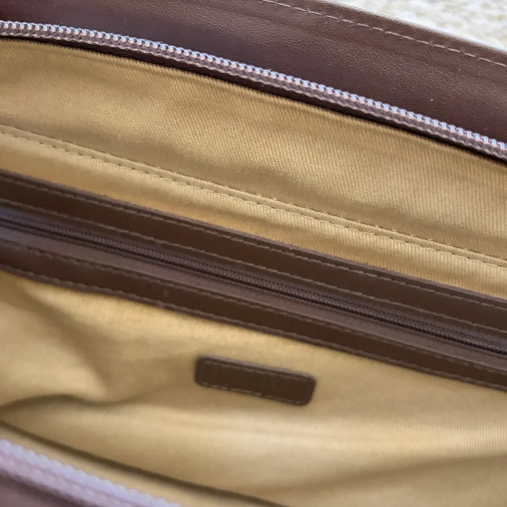 Niche classic handbag brown purse base and 3 interchangeable shell covers - Picture 9 of 17